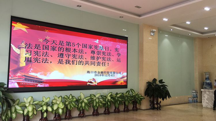 ?？谑袚Ｍ顿Y有限公司開展12.4國家憲法日宣傳活動